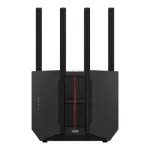 Asus | Tri-band WiFi 7 Router | RT-BE92U BE9700 | 802.11be | 5764 Mbit/s | 2500 Mbit/s | Ethernet LAN (RJ-45) ports 5 | Mesh Support Yes | MU-MiMO Yes | 4G/5G | Antenna type External antenna | 1
