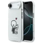 Case Karl Lagerfeld Karl & Choupette Back MagSafe for iPhone Air / transparent