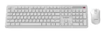 Gembird KBS-WPS-01-W Slim Pro Business Wireless Desktop Set US Layout / white