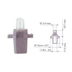 Lemputė PHILIPS 1,2W 24V B8,3s/1,35 BAX