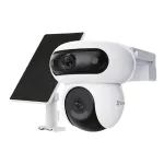 EZVIZ Battery-Powered PT IP Camera with Solar Panel Kit | CS-HB90x/SP | 4+4 MP | 2.8mm/6mm | IP65 | H.264/H.265 | Micro SD, Max. 512 GB