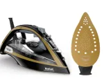 TEFAL | FV9865E0 Ultimate Pure | Steam Iron | 3000 W | Water tank capacity 350 ml | Continuous steam 60 g/min | Steam boost performance 250 g/min | Gold/Black