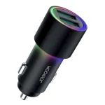 Joyroom JR-CL10 Car Charger U+U 24W LED Light / black