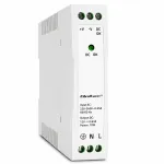 Qoltec DIN rail power supply | 10W | 12V | 0.83A | White | Slim