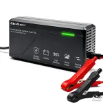 Qoltec Specialist charger for 12V LiFePO4 batteries | 10A | PF 0.9 | LED | Smart charging