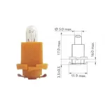 Lemputė PHILIPS 1,2W 24V B8,5d/2 BAX