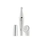 Braun Face Facial Epilator and Brush | SE810 | Number of power levels 1 | Wet & Dry | White/Silver