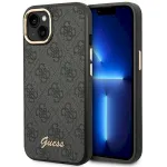 Guess GUHCP14MHG4SHK Hardcase 4G Vintage Gold Logo for iPhone 14 Plus / 15 Plus 6.7" / black