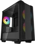 Deepcool | Micro-ATX CASE | CC360 | Mini-ITX / Micro-ATX | ATX PS2 (maximum length: 160mm) | Black