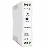 Qoltec DIN rail power supply | 24W | 24V | 1A | White | Slim
