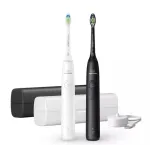 Philips Electric Toothbrush, Duo pack | HX7109/01 Sonicare Series 5300 | Rechargeable | For adults | Number of brush heads included 2 | Number of teeth brushing modes 1 | White/Black