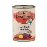 Landfleisch konservai &scaron;unims Extra mager, jautiena+ryžiai, 400g