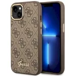 Guess GUHCP14MHG4SHW Hardcase 4G Vintage Gold Logo for iPhone 14 Plus/15 Plus 6.7" / brown