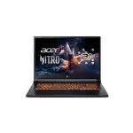 Acer | Nitro V 17 AI ANV17-41-R9XF | Obsidian Black | 17.3 " | IPS | QHD | 2560 x 1440 pixels | AMD Ryzen 7 | 260 | 32 GB | DDR5 | Solid-state drive capacity 1000 GB | NVIDIA GeForce RTX 5070 | GDDR7 | 8 GB | Windows 11 Home | 802.11ax | Bluetooth ve ...