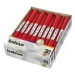Bolsius Table Candle 245/24mm Red 1pc
