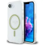 Case Guess IML Glitter Circle MagSafe for iPhone 16e/17e / transparent