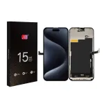 Ekranas Apple iPhone 15 Pro Max su lietimui jautriu stikliuku JH INCELL FHD 120Hz (removable IC)