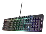 Trust 25510 GXT 871 Zora Gaming Keyboard USB QWERTY US English 1.8m / black