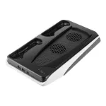Fixed Multifunctional Station for PlayStation 5 with Cooling and Charging for two DualSense Controllers | FIXPS5-MCS-BW