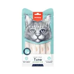 Wanpy skanėstas katėms, Creamy treats, su tunu ir menke, 70 g (5x14g)