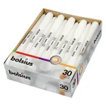 Bolsius Table Candle 245/24mm White 1pc