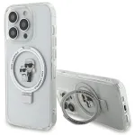 Karl Lagerfeld KLHMP13XHMRSKCH Ring Stand Hardcase for iPhone 13 Pro Max 6.7" / white