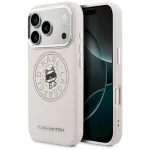 Case Karl Lagerfeld Point & Choupette Sketch MagSafe for iPhone 17 Pro / pink