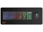 Lamex LXKM203 LTC 3in1 Gaming Computer Set - Mouse, Keyboard, Mouse Pad