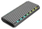 Gembird EE2280-U3C-03 USB 3.1 Enclosure for M.2 NVMe Drives / RGB / aluminum