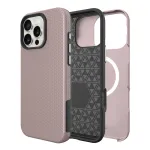 Dėklas Perfectionists Triangle Mag Case Apple iPhone 14 Pro rožinio aukso