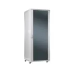 SOMI Networks | 37U, 19&Prime; Freestanding Cabinet | 37U-60/60NAC | Max Load 800kg; Removable and Lockable Side Panels; Glass Doors; Unassembled | Depth: 60 cm | Gray