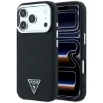 Guess Grained Triangle Logo MagSafe for iPhone 18 Pro / black