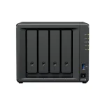Synology NAS | DS925+ | AMD Ryzen | V1500B | Processor frequency 2.2 GHz | 4 GB | DDR4 ECC SODIMM | Black