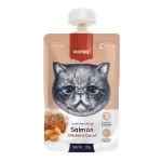 Wanpy mėsos pasta katėms su la&scaron;i&scaron;a, vi&scaron;tiena ir morkomis, 90 g.