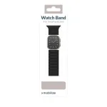 Mobilize Silicon Watch Band - Magnetic - for Apple 42/44/45/49mm - Black