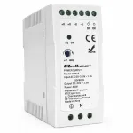 Qoltec DIN rail power supply | 60W | 24V | 2.5A | White | Slim