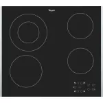 Whirlpool AKT 8130 BA hob Black Built-in Ceramic 4 zone(s)