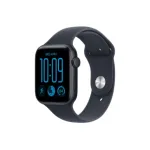 Apple Watch SE 3 GPS 44mm Midnight Aluminium Case with Navy Blue Sport Band - M/L