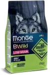 Monge BWild adult sausas pa&scaron;aras suaugusiems &scaron;unims su &scaron;erniena 12kg