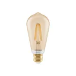 Osram SMART+ MATTER Filament Dimmable Classic Edison 53 824 Gold | E27 | 6 W | Warm White | Wi-Fi