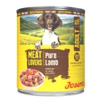 Josera Meat Lovers Pure Lamb konservuotas pa&scaron;aras &scaron;unims su ėriena, 800 g