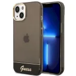 Guess GUHCP14MHGCOK Hardcase Translucent for iPhone 14 Plus / 15 Plus 6.7" / black