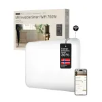 Mill Invisible Smart WiFi Heater | PA700WIFI4 | Panel Heater | 700 W | Suitable for rooms up to 9-12 m&sup2; | White | IPX4