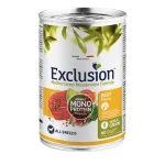 Exclusion Mono Protein Mediterraneo konservuotas pa&scaron;aras &scaron;unims su jautiena, 400 g