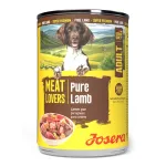 Josera Meat Lovers Pure Lamb konservuotas pa&scaron;aras &scaron;unims su ėriena, 400 g