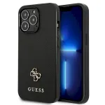 Guess GUHCP13LPS4MK Hardcase Saffiano 4G Small Metal Logo for iPhone 13 Pro / 13 6,1" / black