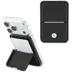 BMW Carbon Wallet Case Metal Logos MagSafe black
