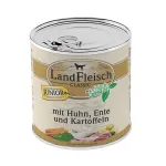 Landfleisch konservai &scaron;uniukams, vi&scaron;tiena, antiena, bulvės, 800g