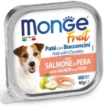Monge Fruit - Wet Dog PATE & CHUNKIES SALMON & PEAR 100 g