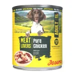 Josera Meat Lovers Pure Chicken konservuotas pa&scaron;aras &scaron;unims su vi&scaron;tiena, 800 g